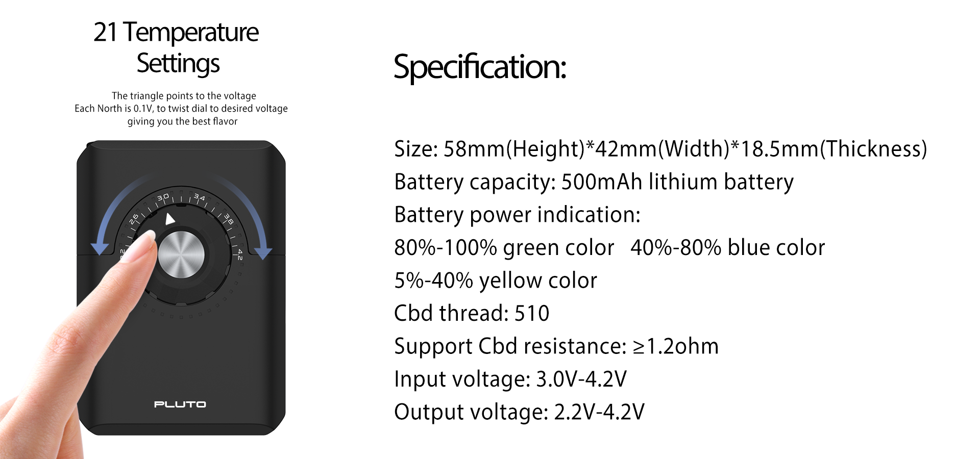 Mibox cbd बॅटरी -3